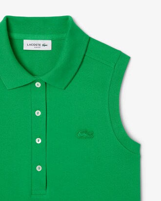 Slim Fit L.12.D Sleeveless Stretch Polo Shirt
