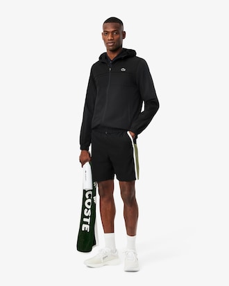 Lightweight Colour-Block Stripe Tennis Shorts