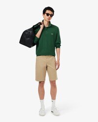 Classic Fit Long Sleeved L.12.12 Polo Shirt