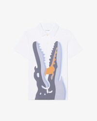 Printed Cotton Polo Shirt