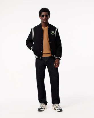 Carded Wool Crew Neck Sweater