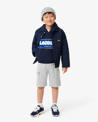 Fleece Contrast Print Sweatshirt