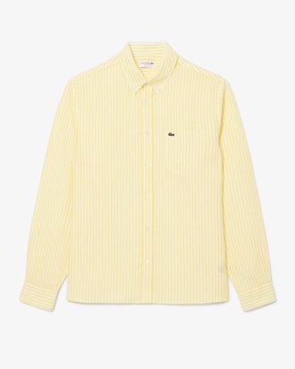 Regular Fit Striped Linen Shirt