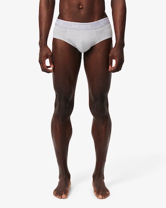 3-Pack Plain Cotton Logo Briefs