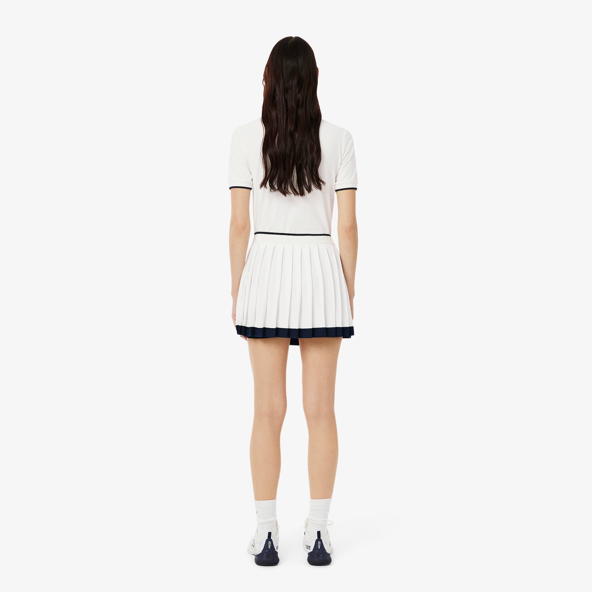 スカート LACOSTE Woman Skirt White JF1402 70V Ultra Dry Tennis Heritage Stretch Skirt - Women's dresses
