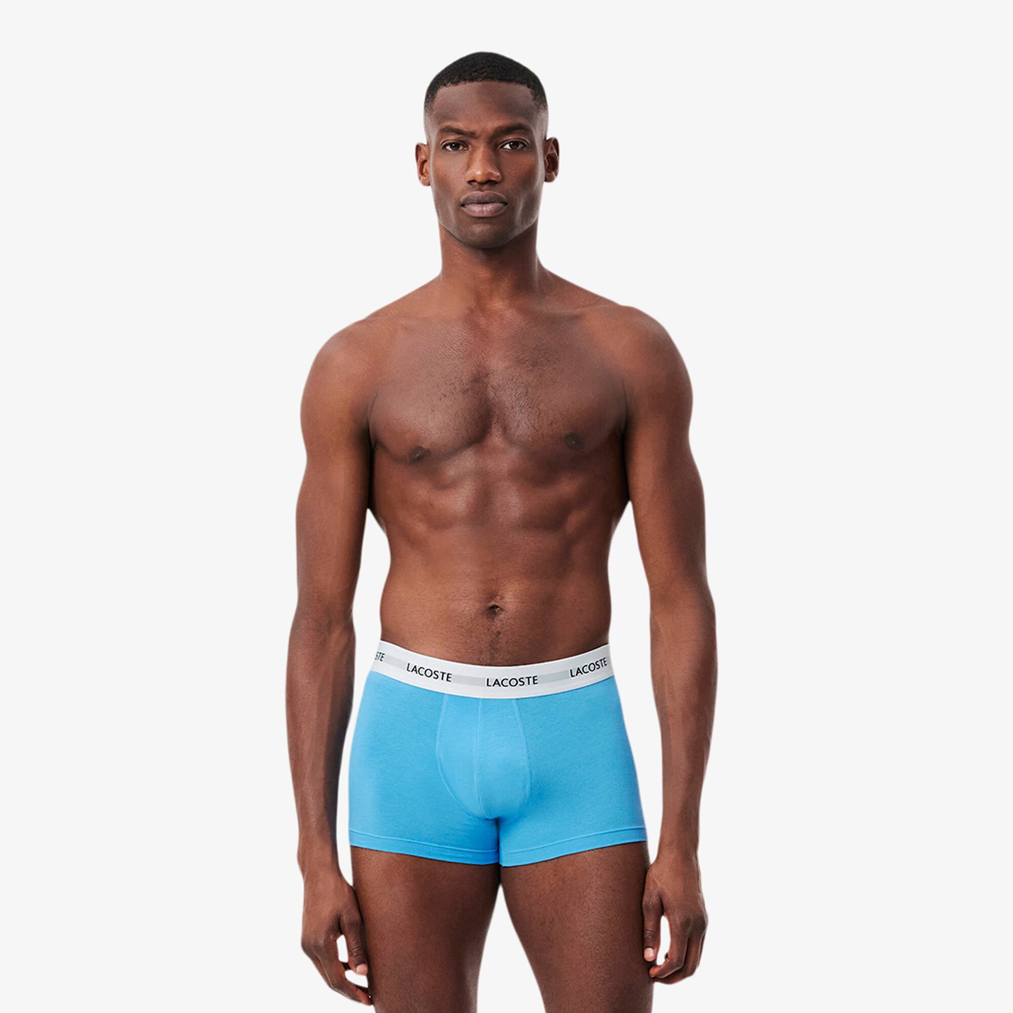 3-Pack Stretch Cotton Trunks (取寄) ラコステ メンズ 3-パック