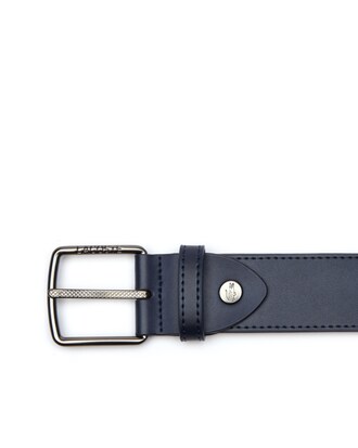 Men's Lacoste Engraved Tongue Buckle Leather Belt