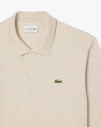 Classic Fit Long Sleeved L.12.12 Polo Shirt