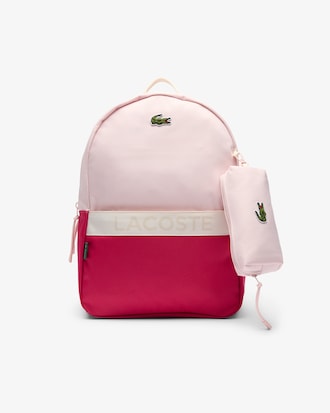 Unisex 3-Pocket Backpack with Pencil Case