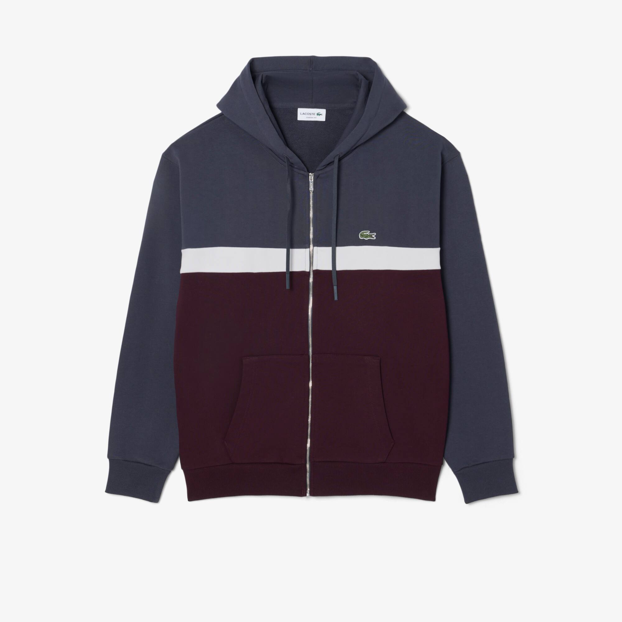 メンズウェア LACOSTE Zipped Colour-block Hoodie - Men's Sweatshirts - New In 2026 | Lacoste
