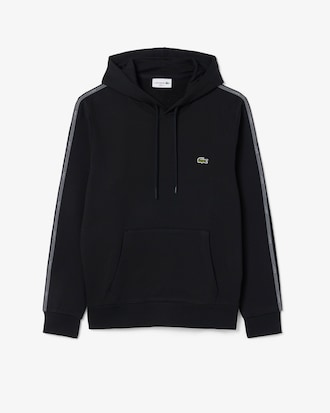 Logo Stripe Zipped Hoodie