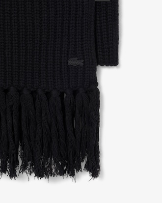 Fringed Wool Scarf