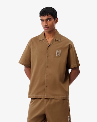 Relaxed Fit Short Sleeved Cotton Shirt