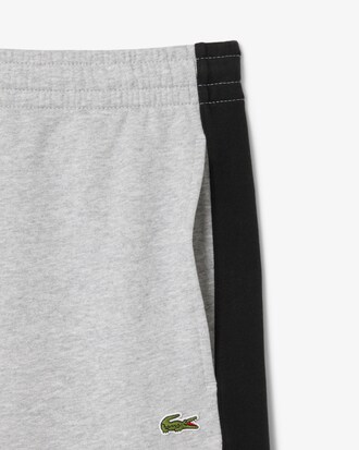 Cotton Fleece Colour-Block Shorts