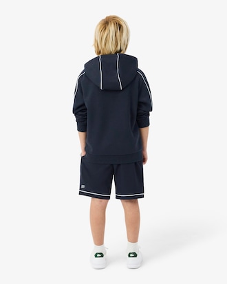 Striped Taffeta Sport Shorts