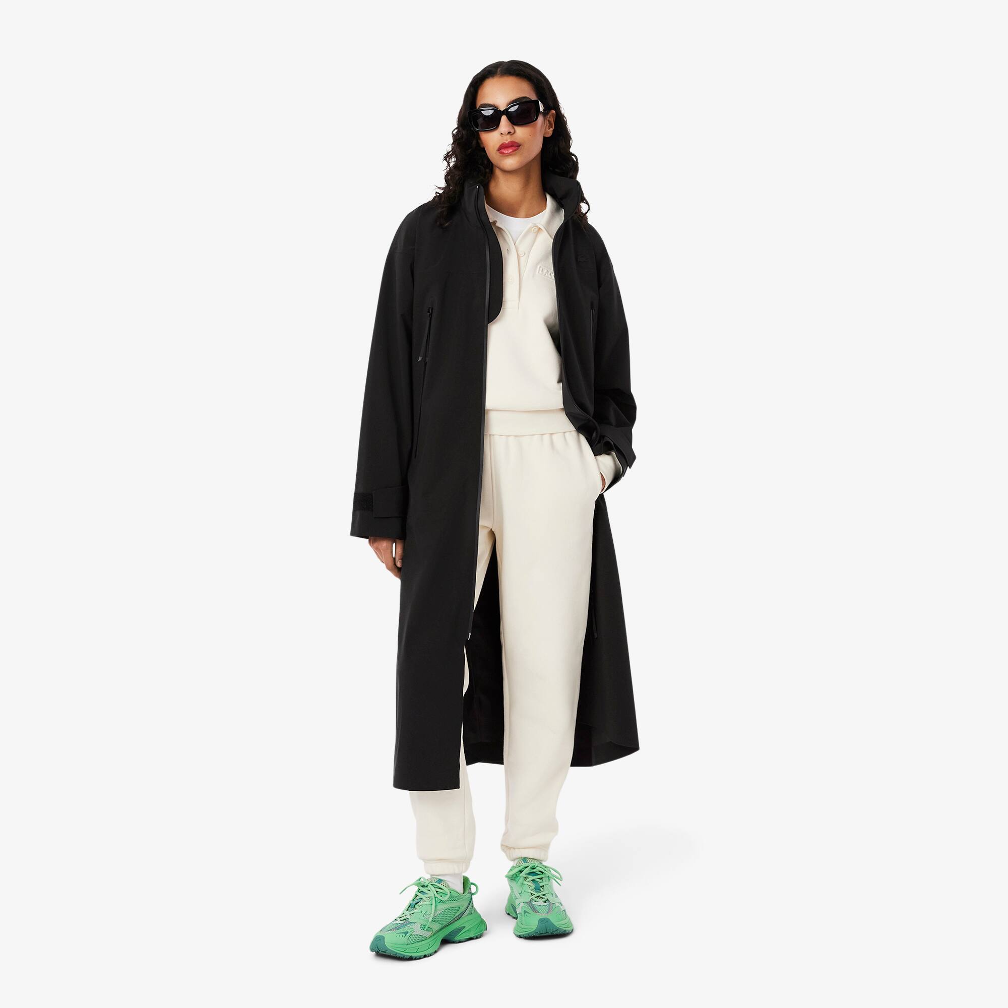 Long Oversized Water-Repellent Parka - Women's Jackets & Coats
