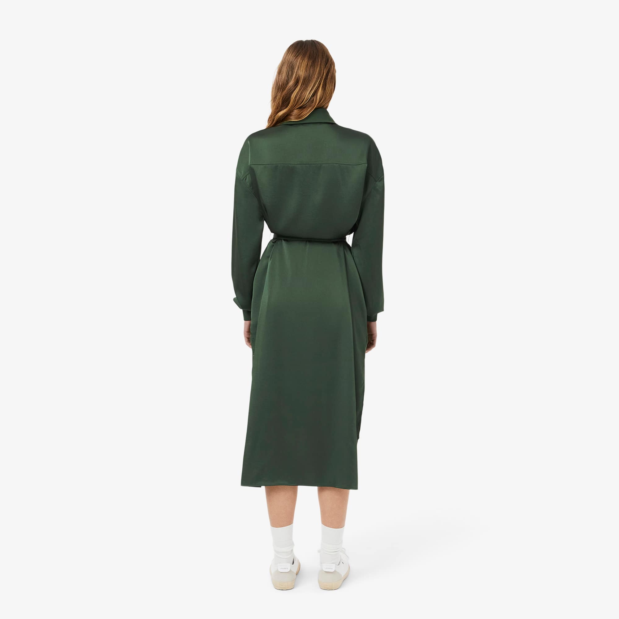 ★LACOSTE★ Women's Fluid Zipper Detail Dress Khaki EF9776-5 EF9776_HCF_22.jpg