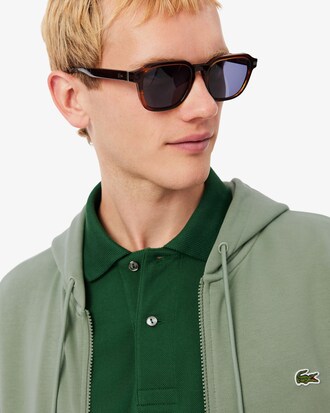 Classic Fit Zipped Fleece Sweatshirt