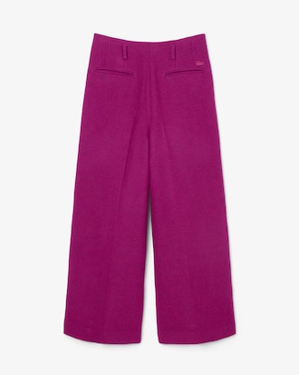 Runway Slub Wool Wide Fit Tailored Pants