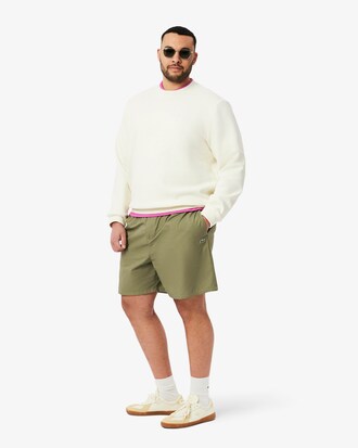 Relaxed Fit Poplin Shorts