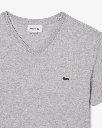 Lightweight Cotton Pima V Neck T-shirt