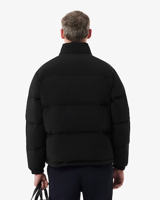 Water-Repellent Hooded Down Jacket