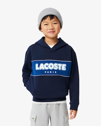 Fleece Contrast Print Sweatshirt