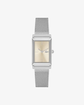 Catherine 2 hands watch stainless steel mesh
