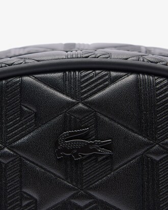 Maheki Oval Embossed Leather Purse