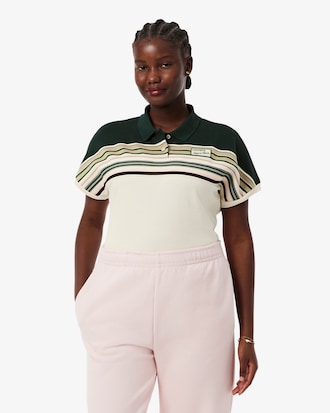 French Made Slim Fit Striped Polo Shirt