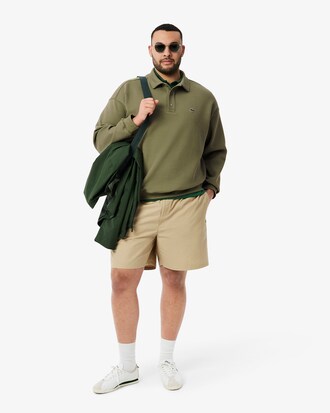 Loose Fit Piqué Sweatshirt