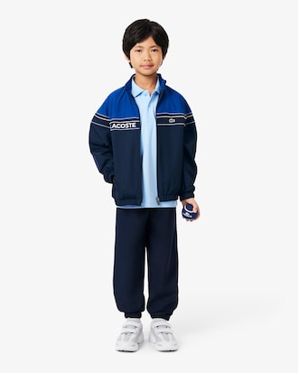 Diamond Taffeta Colour-Block Tracksuit