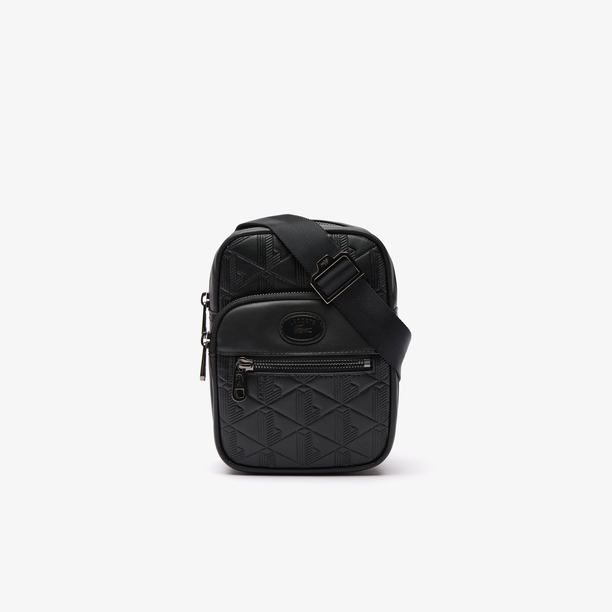 Embossed Monogram Small Crossover Bag - Men