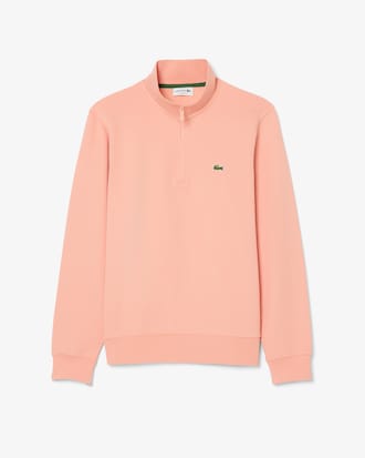 High Neck Zipped Fleece Sweatshirt