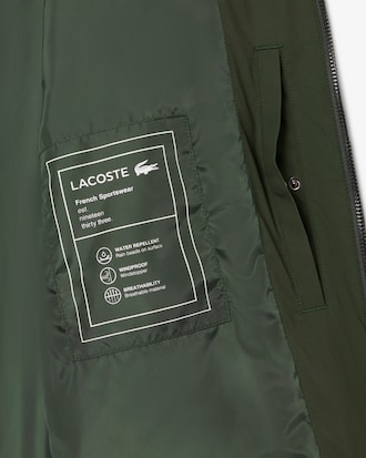 Water-Repellent Harrington Windbreaker Jacket