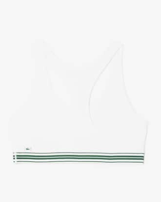 Contrast Band Stretch Cotton Bralette