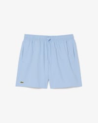 Mid Length Monochrome Swim Trunks