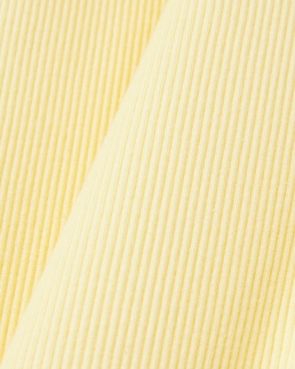 Long Ribbed Cotton Polo Dress