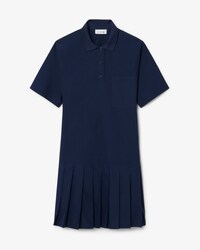 Short Sleeved Poplin Polo Dress