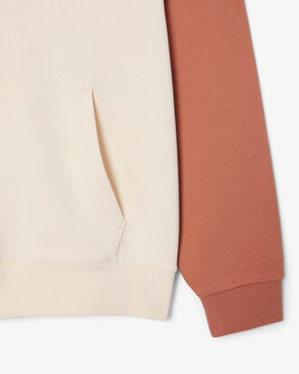 Zipped Colour-Block Hoodie