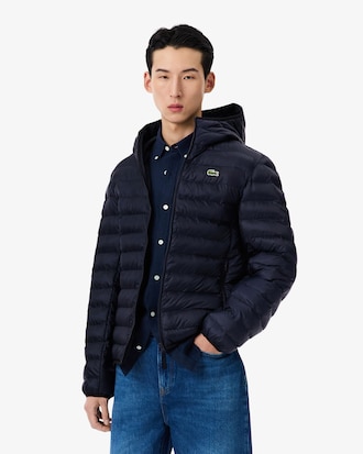 Water-Repellent Quilted Puffed Jacket