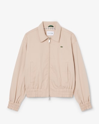 Double Collar Stretch Gabardine Jacket