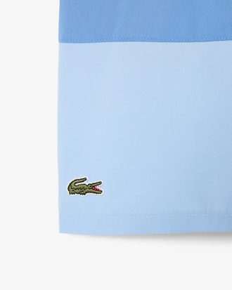 Striped Taffeta Swim Trunks