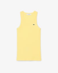 Slim Fit Ribbed Cotton Tank Top