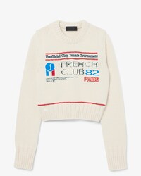 Runway Wool Jersey Graphic Sweater