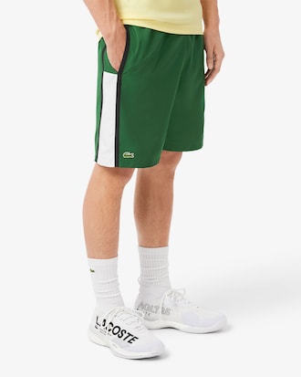 Lightweight Colour-Block Stripe Tennis Shorts
