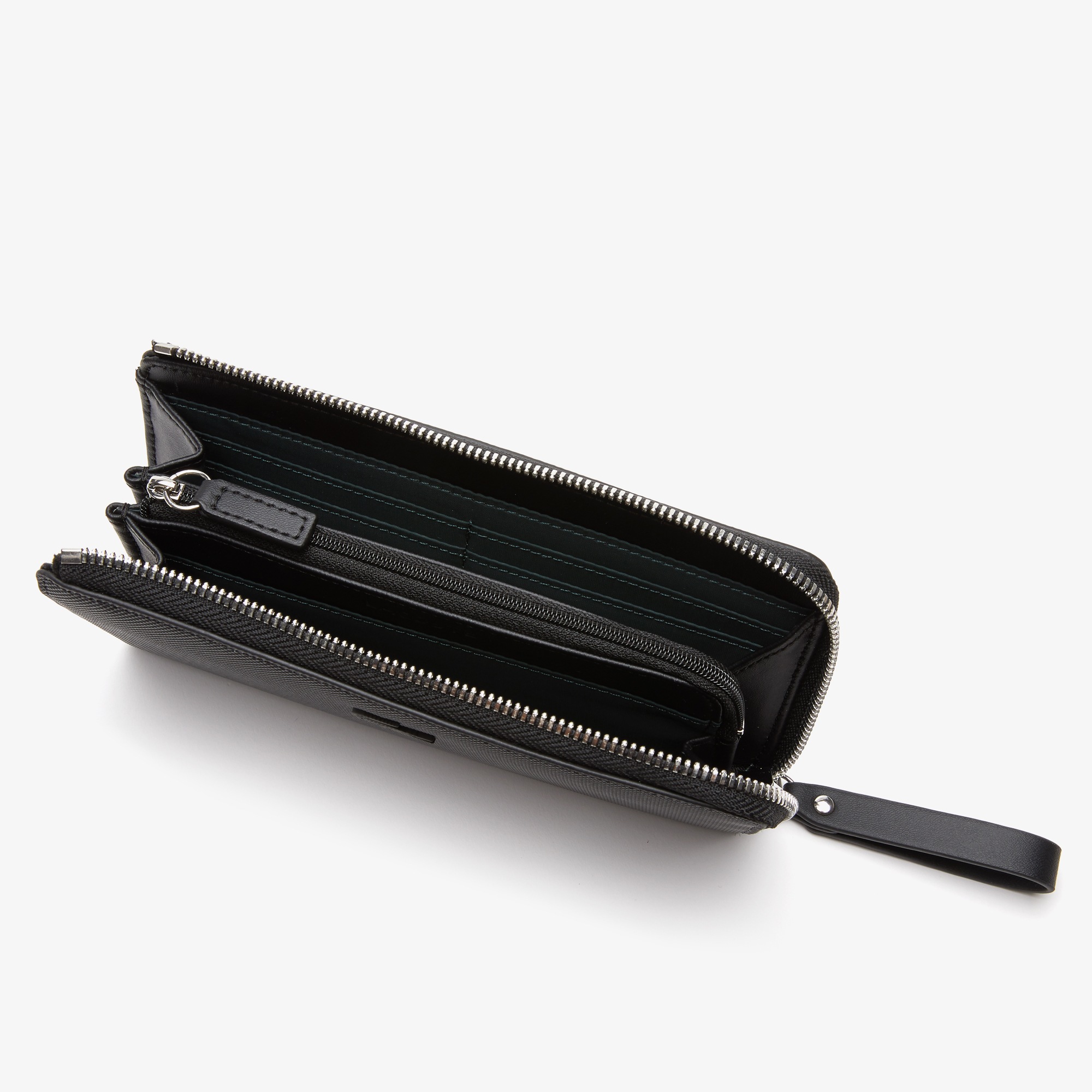 Unisex Lacoste Eight Card Slot Zip Wallet Men's wallets New In 2022