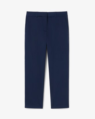 Straight Fit Cotton Gabardine Chino Pants