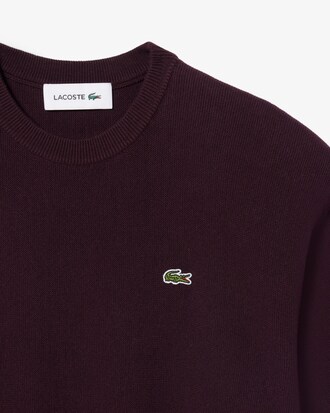 Relaxed Fit Cotton Crew Neck Sweater