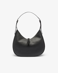 City Court Grain Leather Hobo Bag